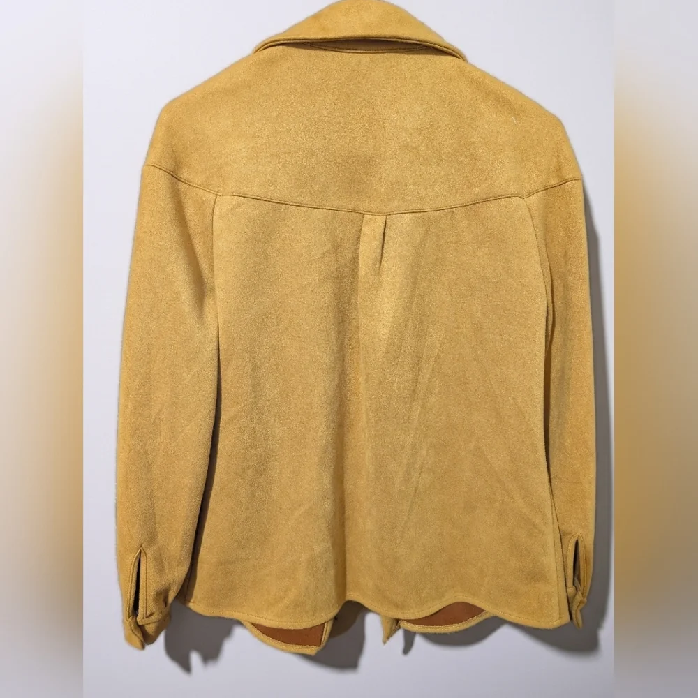 Forever 21 Tan Fringe Suede-Look Jacket - Picture 2 of 6